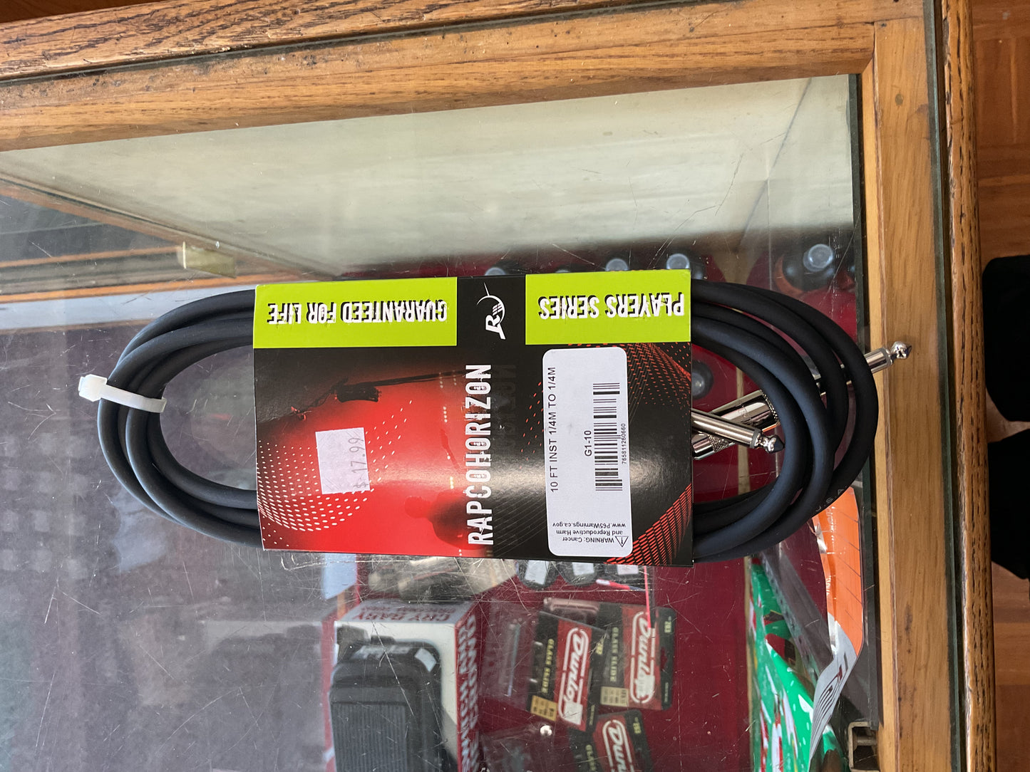 10’ Rapco 20 Gauge Instrument Cable