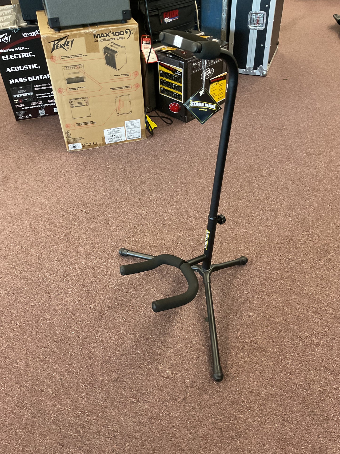STAGE MATE GUITAR STAND BLACK