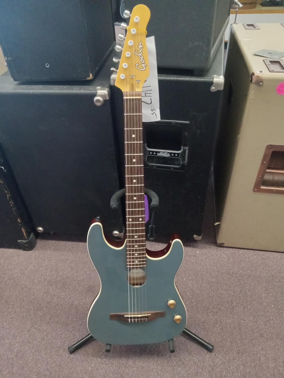 Godin G-Tour Nylon Limited Arctik Blue EQ