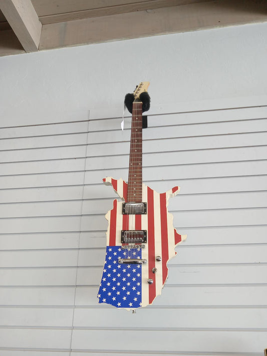 USA Flag Guitar