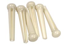 Acoustic Guitar Bridge Pin Set White Peavey