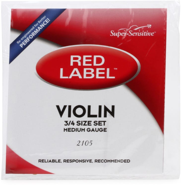 Red Label Violin Strings Pack