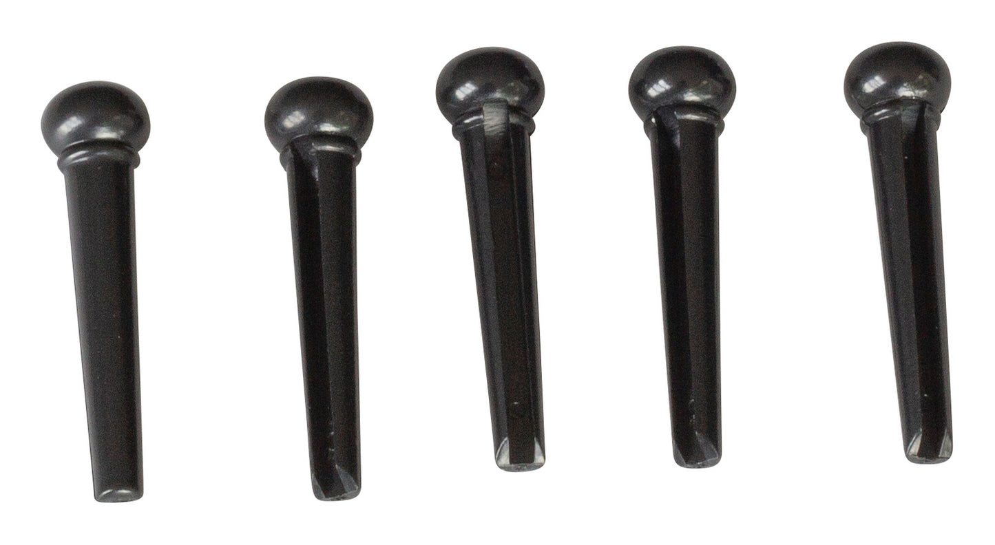 Acoustic Guitar Bridge Pin Set Black Peavey