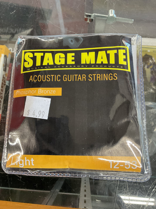 STAGE MATE STRING SET ACOUSTIC 12-53