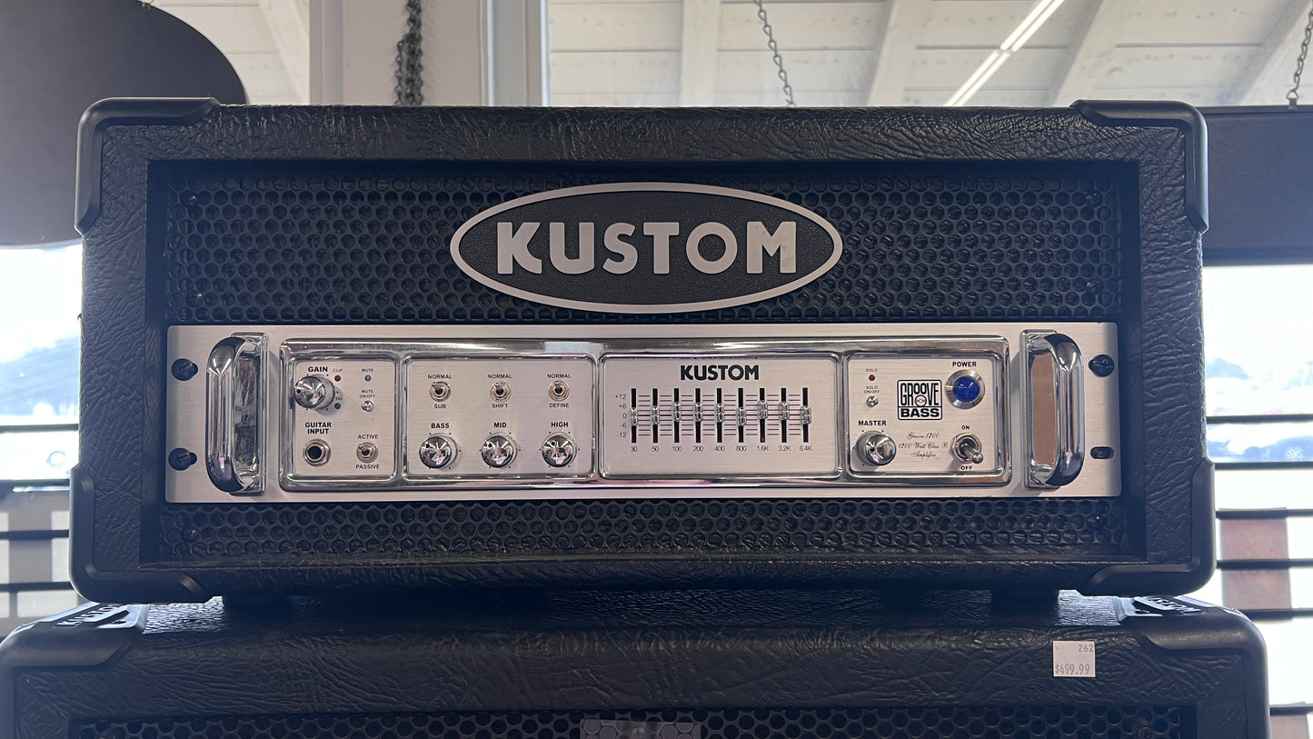 Kustom Bass Amp and Two 4x10 Cabinets