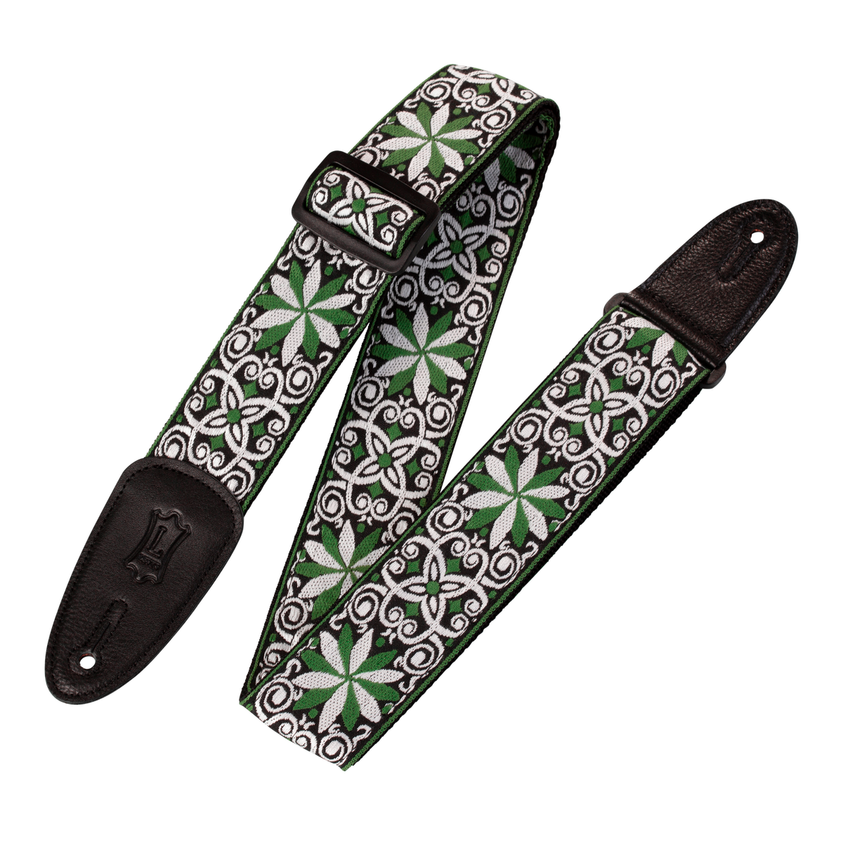 Guitar Straps Hootenanny Green Levy