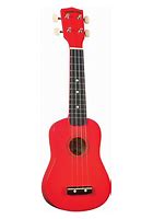 Diamond Head Soprano Ukulele RED