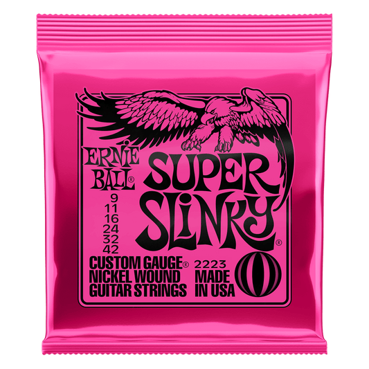 Super Slinky Guitar Strings Set 009