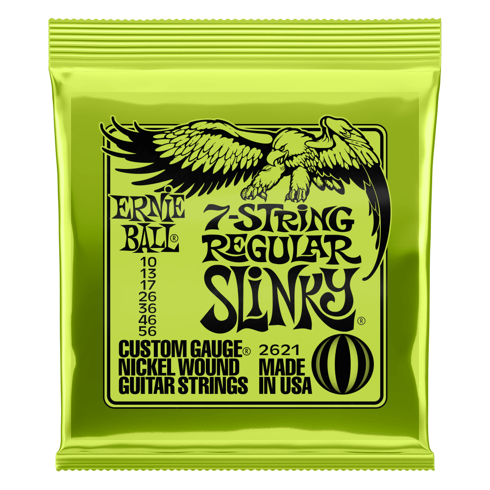 Ernie Ball Guitar Strings 7 String Regular Slinky