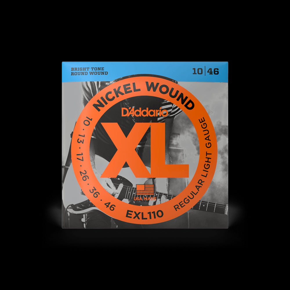 D'Addario Electric Guitar Steel String Set 010 EXL110